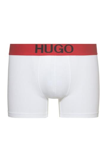 Majtki HUGO Low Rise Stretch Cotton Boxer Białe Męskie (Pl22693)